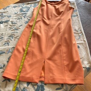 Elie Tahari Orange Sleeveless Dress. Straight from cleaners. Fully lined.